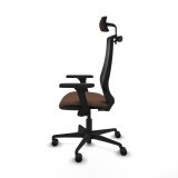 Kontorstol med hovedg�rde Mardos Piqueras y Crespo D036N2H Sort M�rkebrun #3