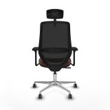 Kontorstol med hovedg�rde Mardos Piqueras y Crespo D086G2H Sort M�rkebrun #5