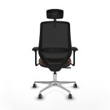 Kontorstol med hovedg�rde Mardos Piqueras y Crespo D086G2W Sort M�rkebrun #5