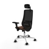 Kontorstol med hovedg�rde Mardos Piqueras y Crespo D086N2W Sort M�rkebrun #4