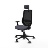 Kontorstol Piqueras y Crespo D036G2W M�rkegr� #2