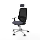 Kontorstol Piqueras y Crespo D086G2W M�rkegr� #2