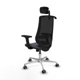 Kontorstol med hovedg�rde Mardos Piqueras y Crespo D086G2H M�rkegr� #4