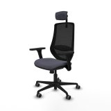 Kontorstol med hovedg�rde Mardos Piqueras y Crespo D036G2W M�rkegr� #2