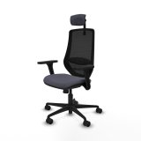 Kontorstol med hovedg�rde Mardos Piqueras y Crespo D036N2W M�rkegr� #2