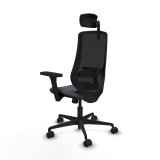 Kontorstol med hovedg�rde Mardos Piqueras y Crespo D036N2W M�rkegr� #4