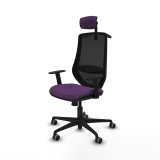 Kontorstol med hovedg�rde Mardos Piqueras y Crespo D036G2H Lilla #2