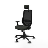 Kontorstol Piqueras y Crespo D036G2W Sort #2