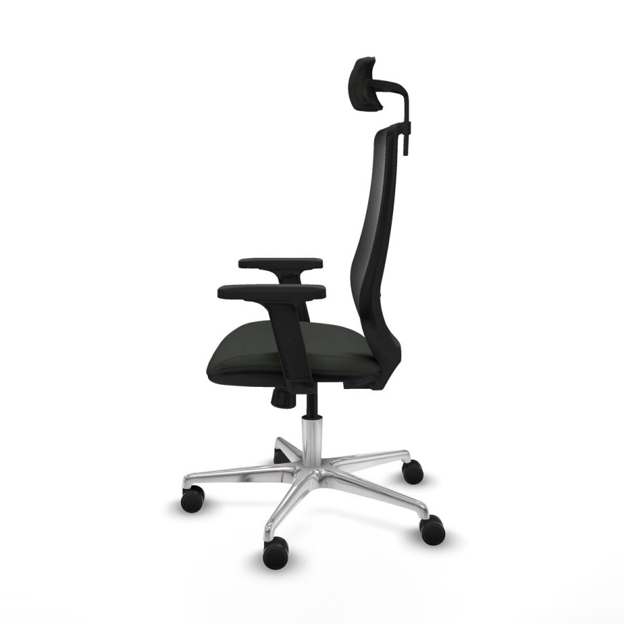 Kontorstol med hovedg�rde Piqueras y Crespo D086N2W Sort #3