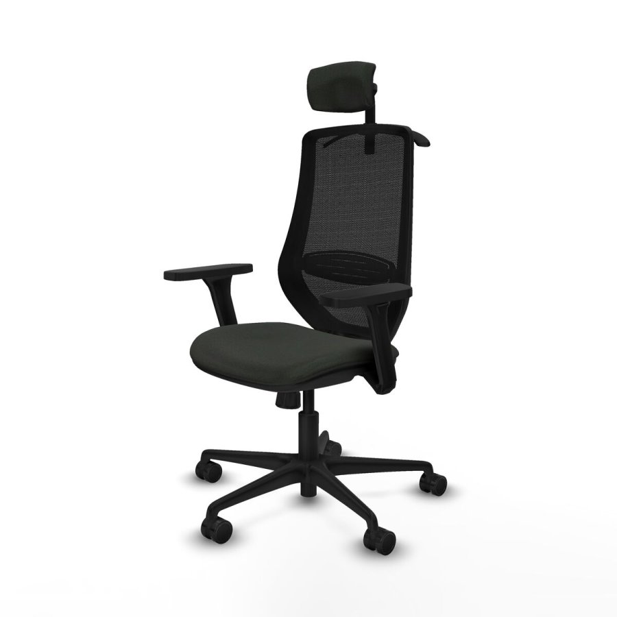 Kontorstol med hovedg�rde Mardos Piqueras y Crespo D036N2H Sort #2