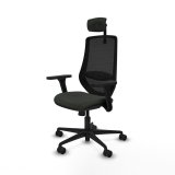 Kontorstol Piqueras y Crespo D036N2W Sort #2