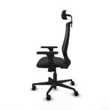 Kontorstol Piqueras y Crespo D036N2W Sort #3