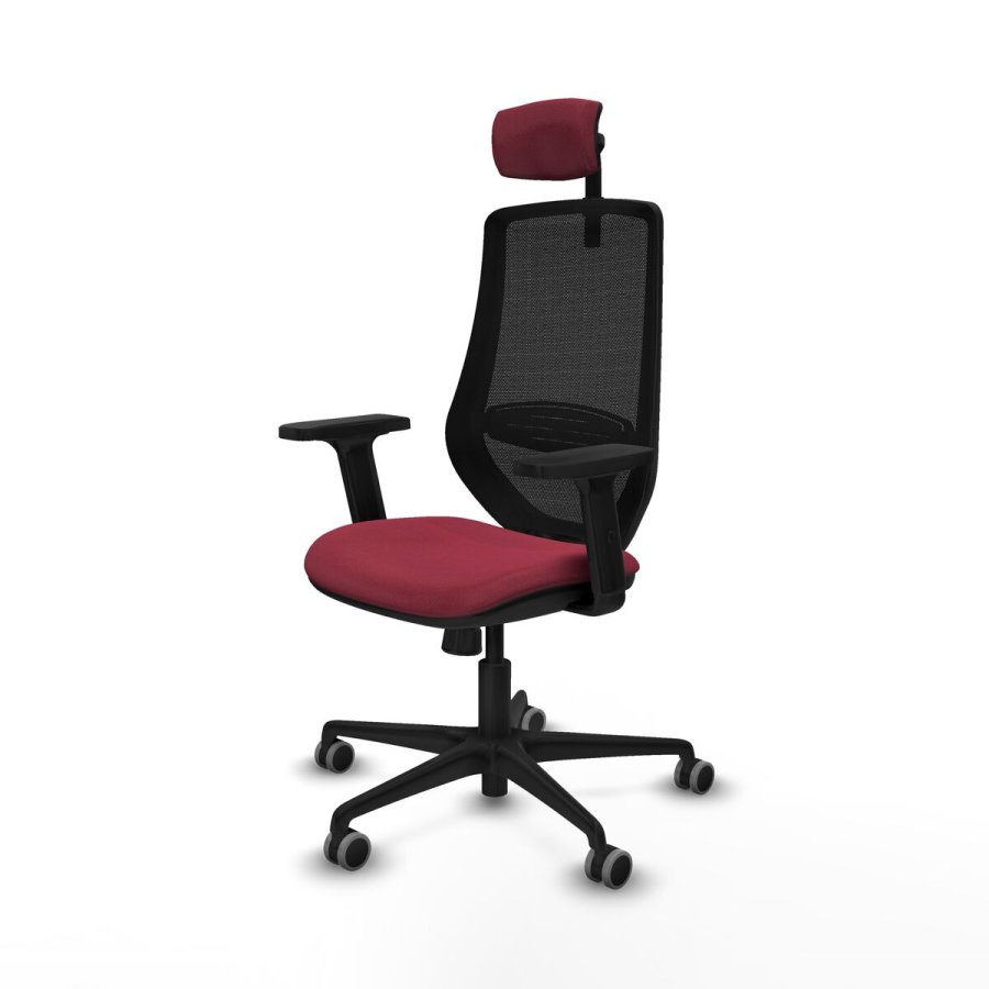 Kontorstol med hovedg�rde Piqueras y Crespo D036G2W R�dbrun #2