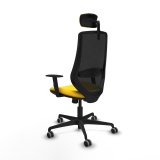 Kontorstol med hovedg�rde Piqueras y Crespo D036G2W Gul #4