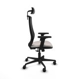 Kontorstol med hovedg�rde Piqueras y Crespo D036N2W Hvid #7