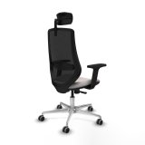 Kontorstol med hovedg�rde Piqueras y Crespo D086G2W Hvid #6