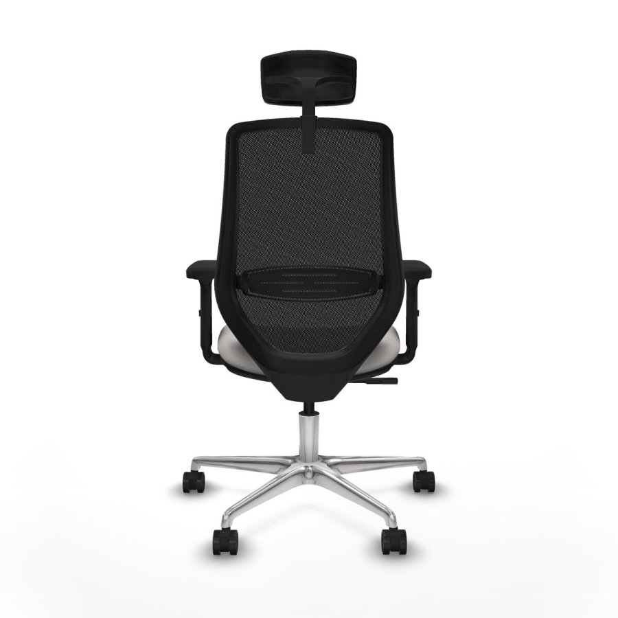 Kontorstol med hovedg�rde Piqueras y Crespo D086N2W Hvid #5