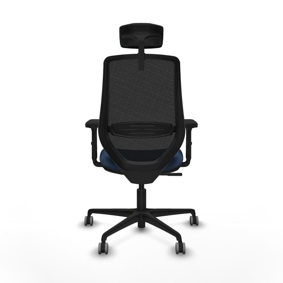 Kontorstol med hovedg�rde Piqueras y Crespo D036G2W Marinebl� #5