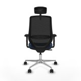 Kontorstol med hovedg�rde Piqueras y Crespo D086N2W Marinebl� #5