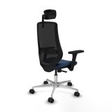 Kontorstol Piqueras y Crespo D086N2W Marinebl� #6