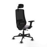 Kontorstol med hovedg�rde Piqueras y Crespo D036G2W Gr� #6