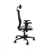 Kontorstol med hovedg�rde Piqueras y Crespo D036N2W Gr� #7