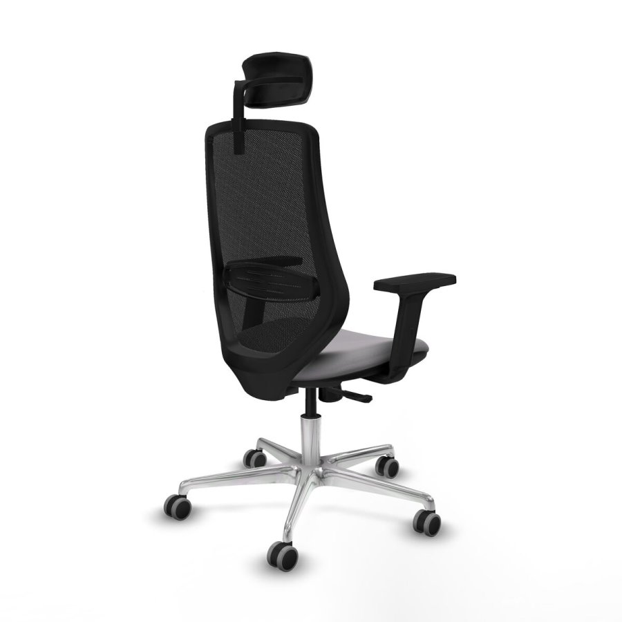 Kontorstol med hovedg�rde Piqueras y Crespo D086G2W Gr� #6