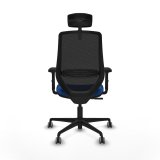 Kontorstol med hovedg�rde Piqueras y Crespo D036G2W Bl� #5