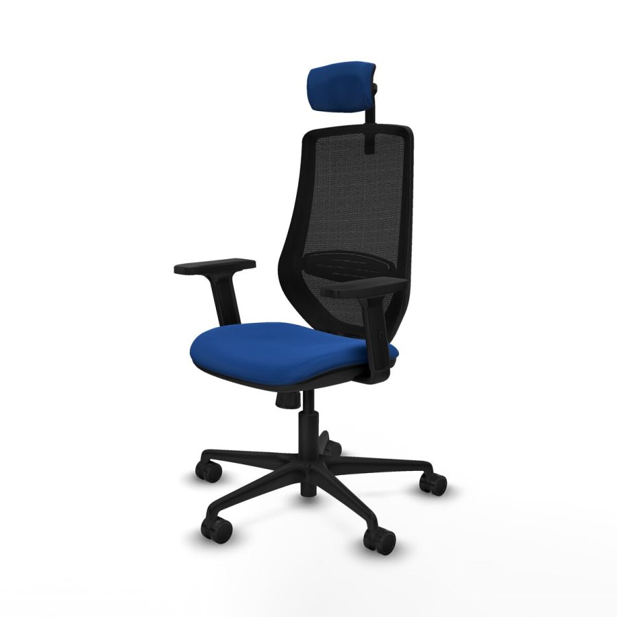 Kontorstol med hovedg�rde Piqueras y Crespo D036N2W Bl� #2