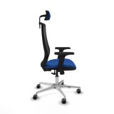 Kontorstol med hovedg�rde Piqueras y Crespo D086G2W Bl� #7