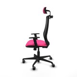 Kontorstol med hovedg�rde Mardos Piqueras y Crespo D036G2H Pink #3
