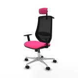 Kontorstol med hovedg�rde Mardos Piqueras y Crespo D086N2H Pink #2