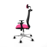 Kontorstol med hovedg�rde Mardos Piqueras y Crespo D086N2H Pink #3