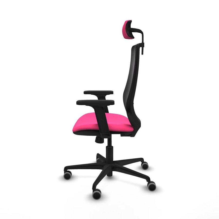 Kontorstol med hovedg�rde Piqueras y Crespo D036G2W Pink #3