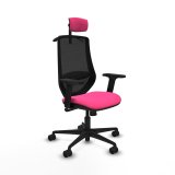 Kontorstol med hovedg�rde Mardos Piqueras y Crespo D036N2H Pink #1