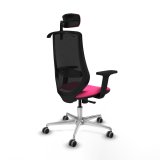 Kontorstol med hovedg�rde Mardos Piqueras y Crespo D086G2H Pink #6