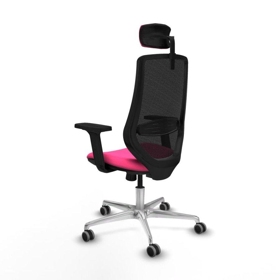 Kontorstol med hovedg�rde Piqueras y Crespo D086G2W Pink #4