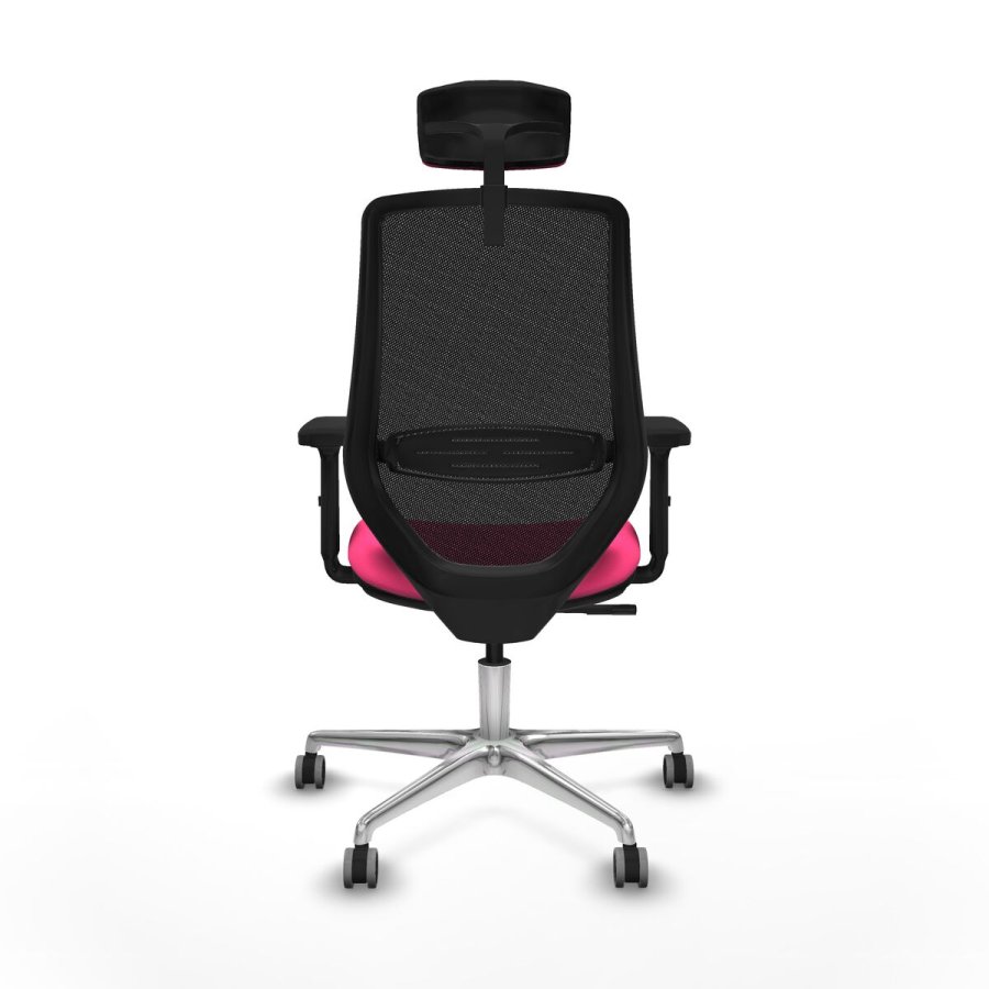 Kontorstol med hovedg�rde Piqueras y Crespo D086G2W Pink #5