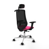 Kontorstol med hovedg�rde Mardos Piqueras y Crespo D086N2H Pink #6