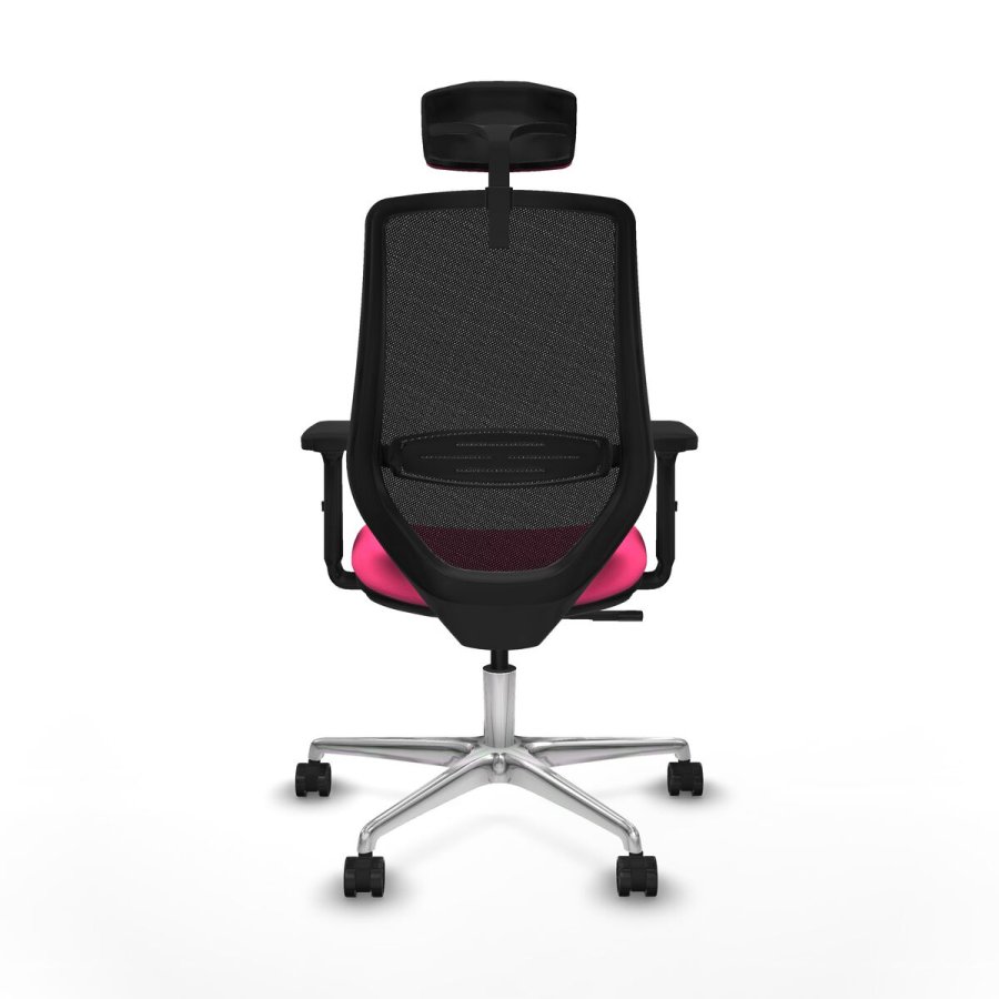 Kontorstol med hovedg�rde Piqueras y Crespo D086N2W Pink #5