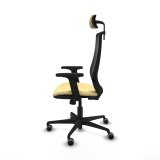 Kontorstol med hovedg�rde Piqueras y Crespo D036G2W Fl�defarvet #3