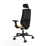 Kontorstol med hovedg�rde Piqueras y Crespo D036N2W Fl�defarvet #4