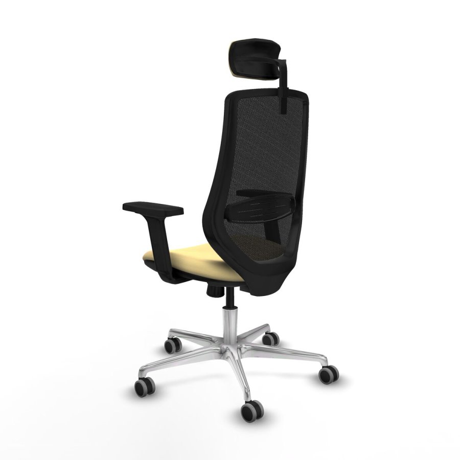 Kontorstol med hovedg�rde Piqueras y Crespo D086G2W Fl�defarvet #4