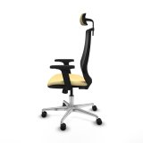 Kontorstol med hovedg�rde Piqueras y Crespo D086N2W Fl�defarvet #3