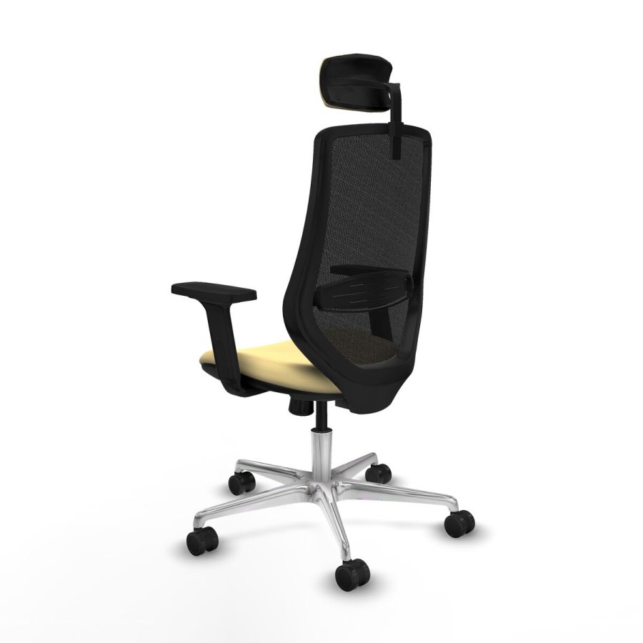 Kontorstol med hovedg�rde Piqueras y Crespo D086N2W Fl�defarvet #4