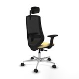 Kontorstol med hovedg�rde Piqueras y Crespo D086N2W Fl�defarvet #6