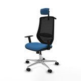 Kontorstol med hovedg�rde Mardos Piqueras y Crespo D086N2H Lysebl� #2