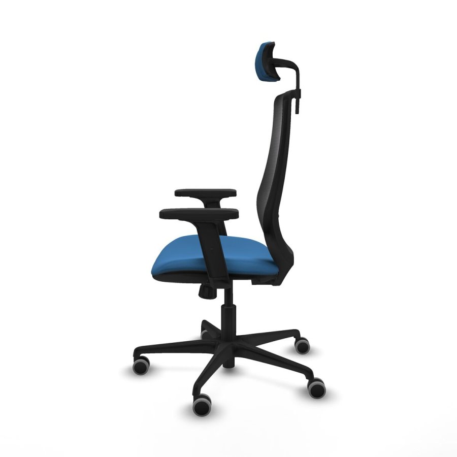 Kontorstol med hovedg�rde Piqueras y Crespo D036G2W Lysebl� #3