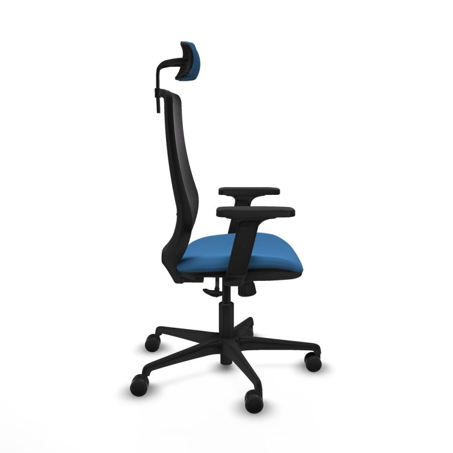 Kontorstol med hovedg�rde Piqueras y Crespo D036N2W Lysebl� #7