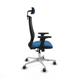 Kontorstol med hovedg�rde Piqueras y Crespo D086G2W Lysebl� #6